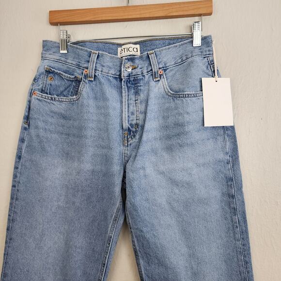 NEW Etica Anthropologie Amis High Waist Relaxed Bootcut Jean in Atwater - Picture 5 of 12